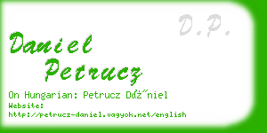 daniel petrucz business card